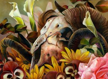 Original Fine Art Floral Paintings by Samantha DeCarlo