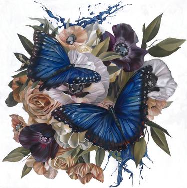 Print of Realism Floral Paintings by Samantha DeCarlo