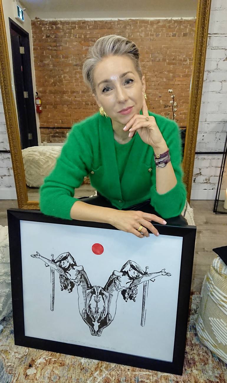 Original Minimalism Politics Printmaking by Monika Onoszko