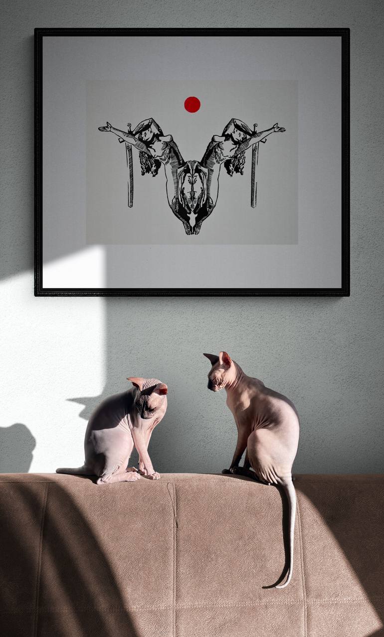 Original Minimalism Politics Printmaking by Monika Onoszko