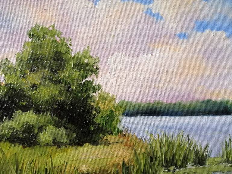 Original Realism Landscape Painting by Mariia Sukalova