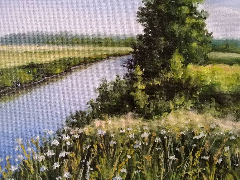 Original Realism Landscape Painting by Mariia Sukalova