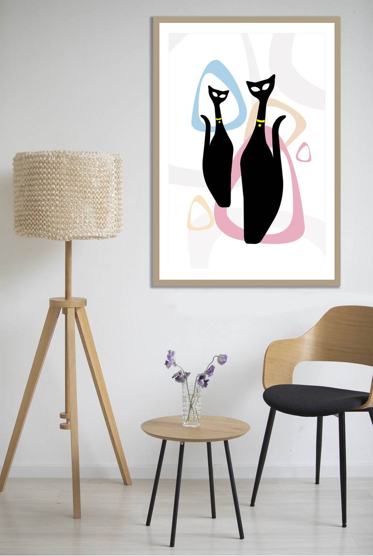 Original Abstract Expressionism Animal Digital by Mandeep Pannu