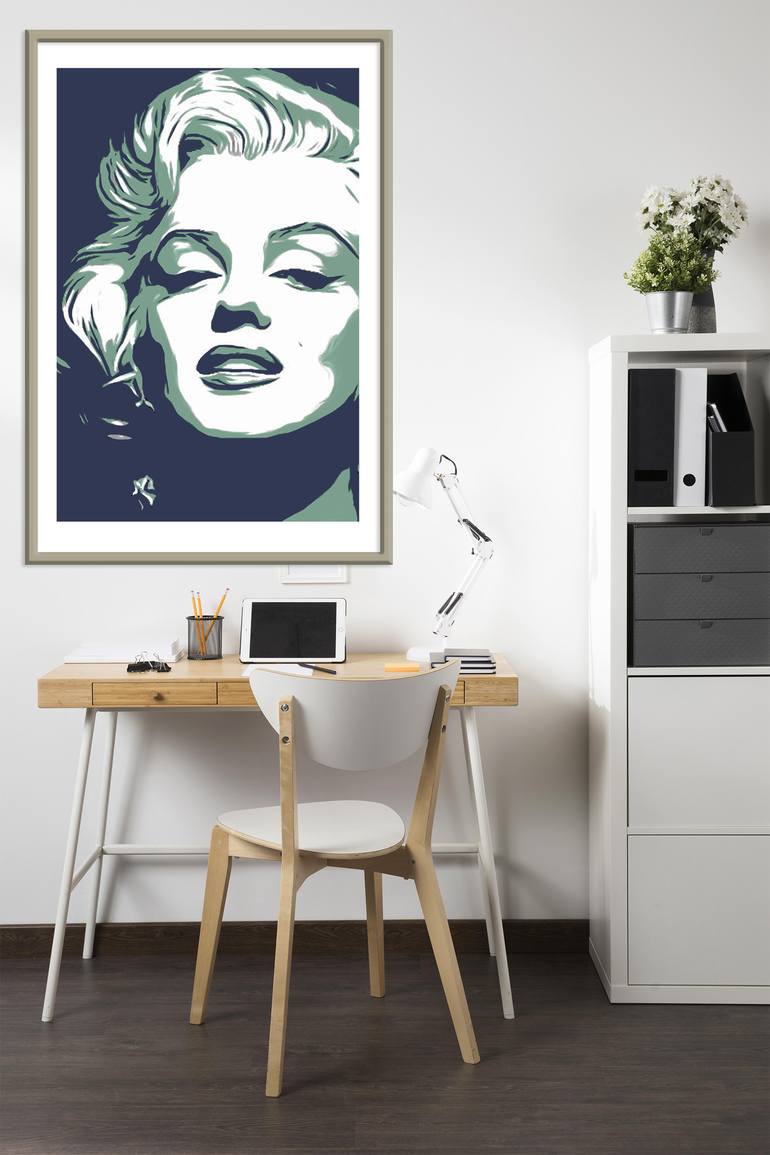 Original Art Deco Women Digital by Mandeep Pannu