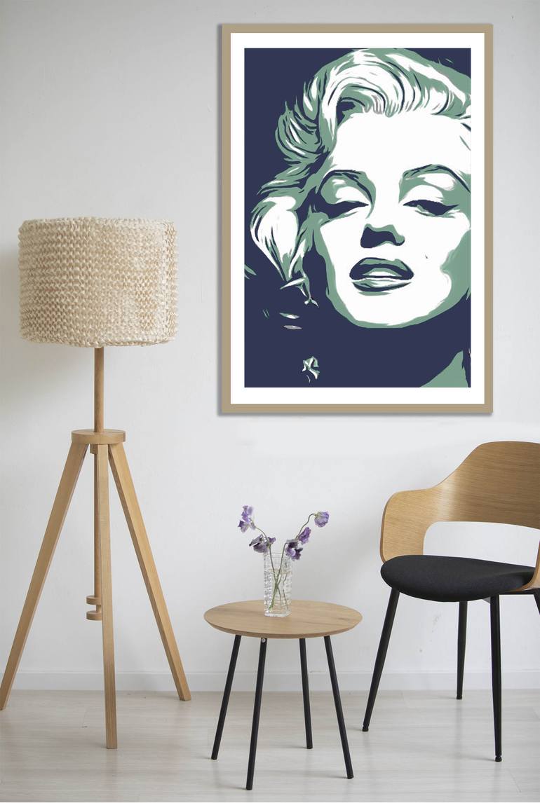 Original Art Deco Women Digital by Mandeep Pannu