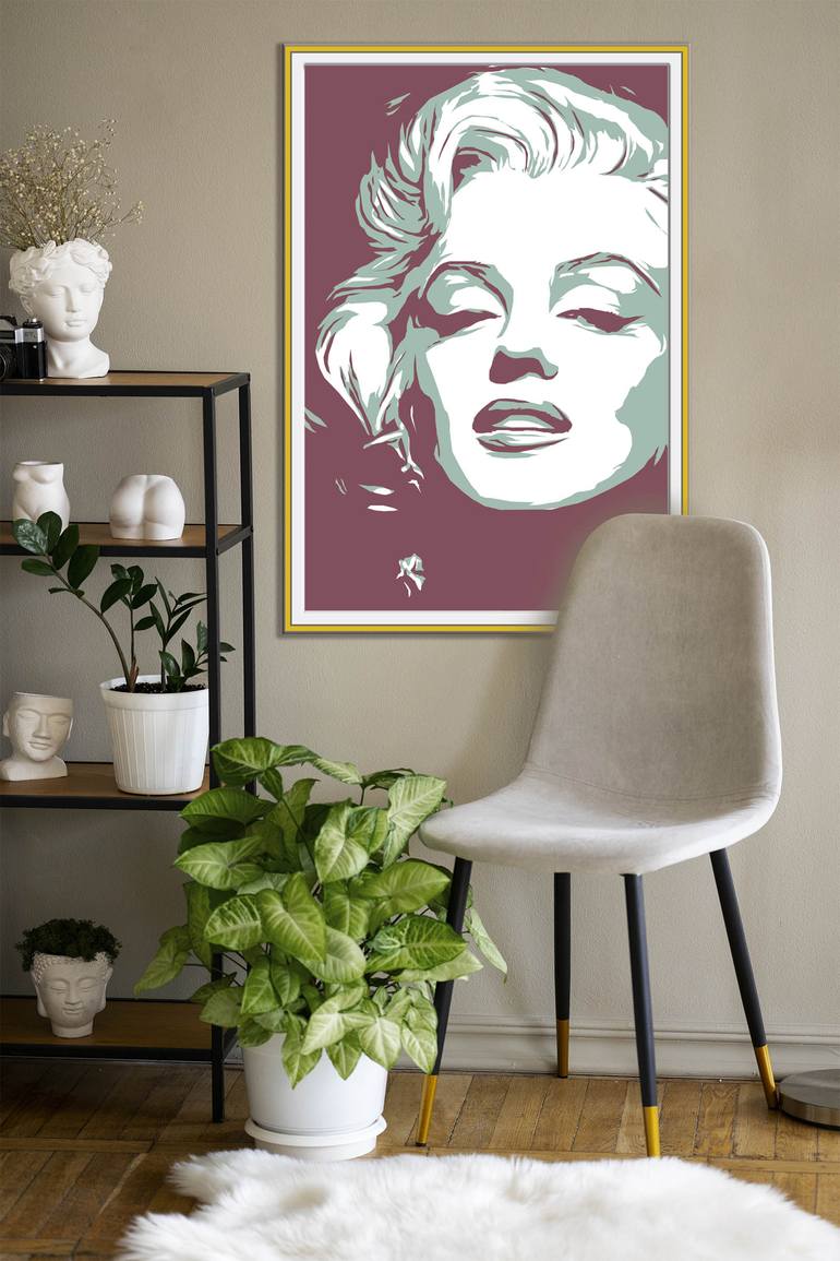 Original Abstract Women Digital by Mandeep Pannu