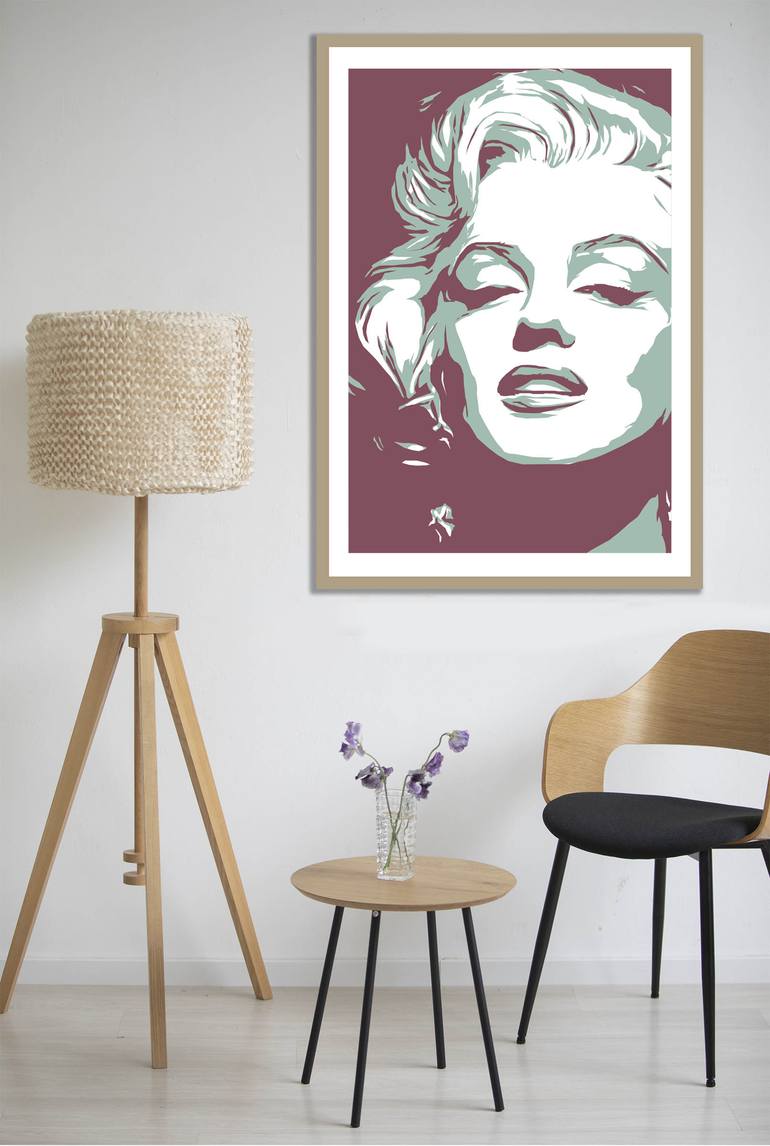 Original Abstract Women Digital by Mandeep Pannu
