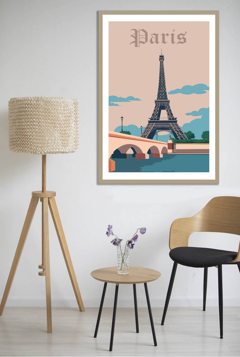 Original Abstract Cities Digital by Mandeep Pannu