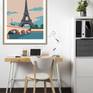 Paris Poster in reading room