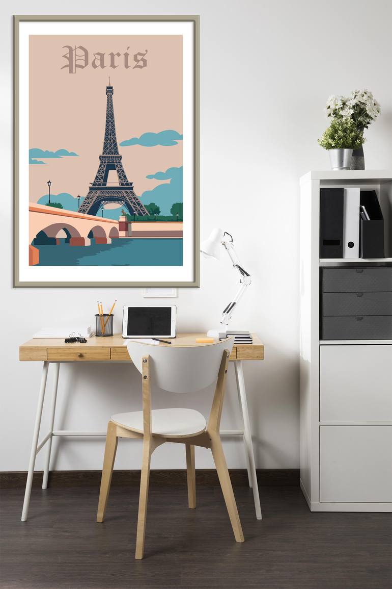 Original Abstract Cities Digital by Mandeep Pannu