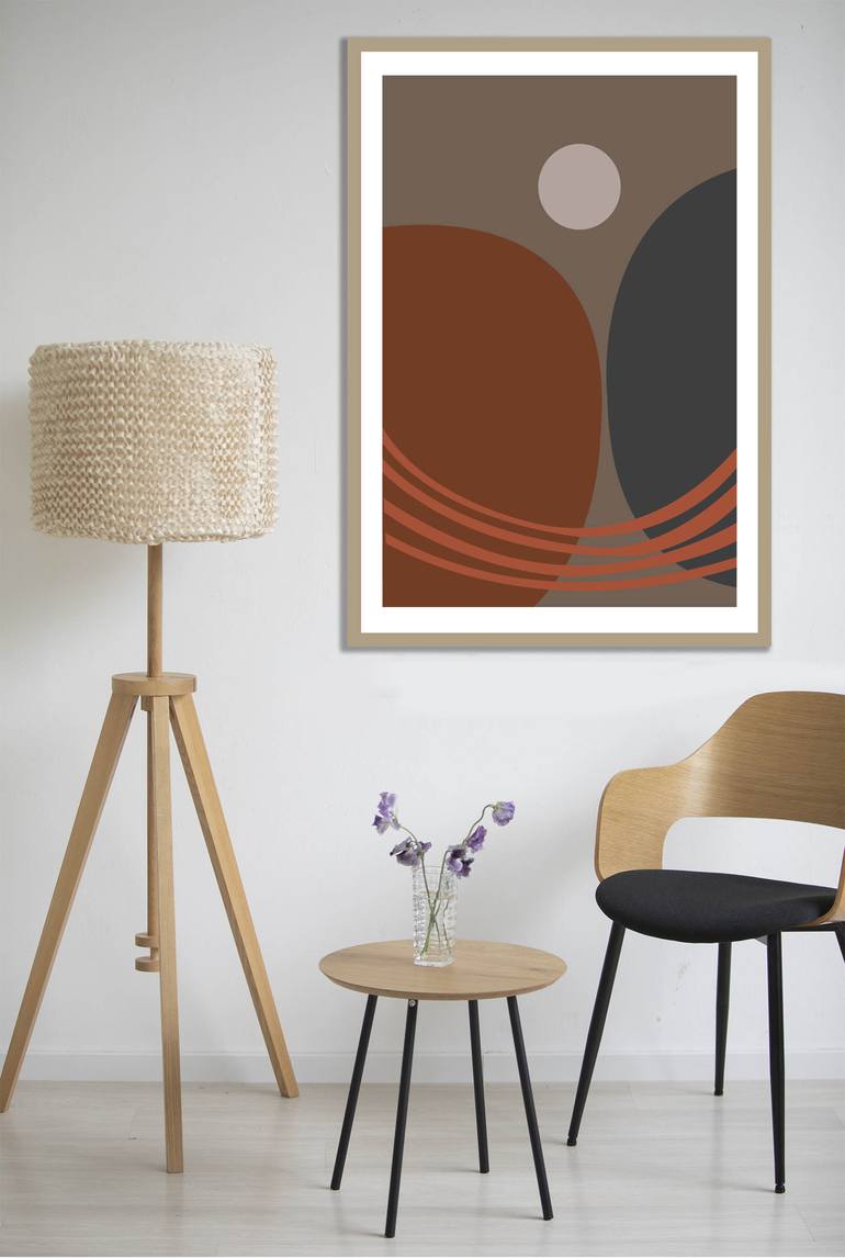 Original Abstract Love Digital by Mandeep Pannu