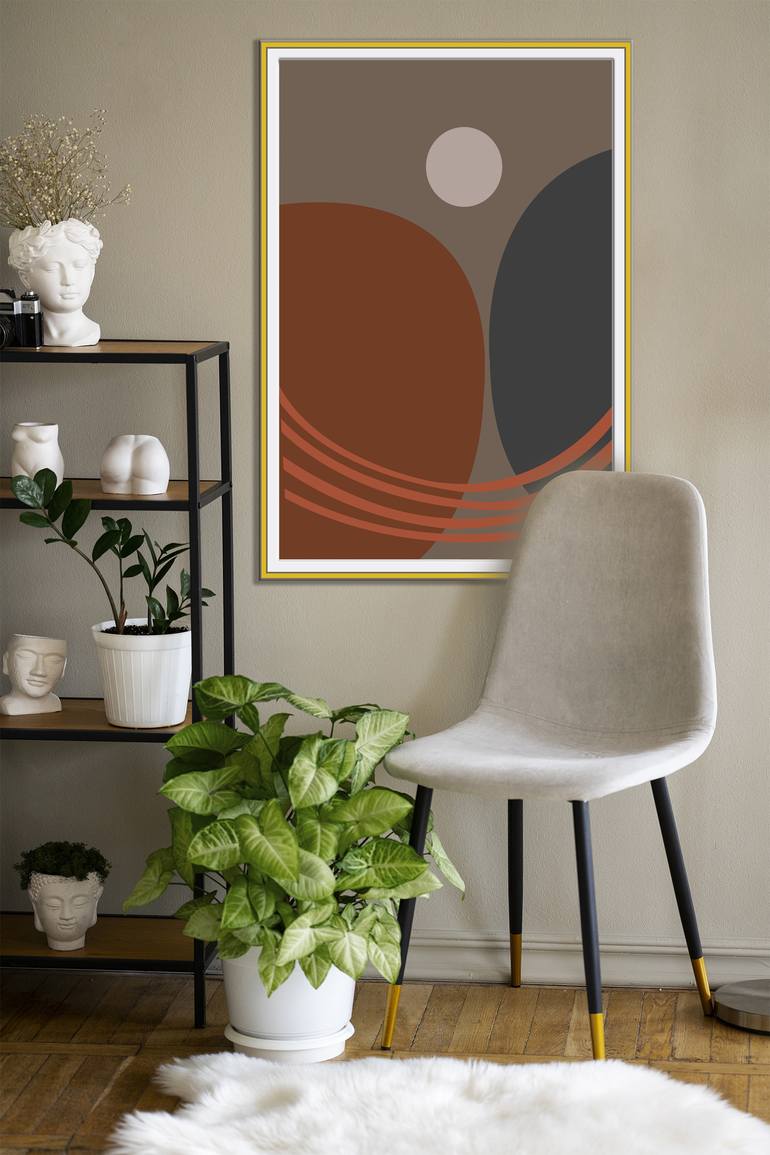 Original Abstract Love Digital by Mandeep Pannu