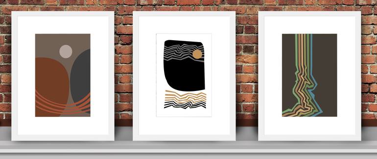Original Abstract Love Digital by Mandeep Pannu