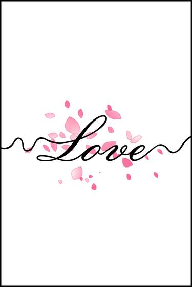 Original Abstract Love Digital by Mandeep Pannu