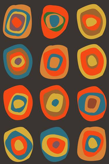 Original Art Deco Abstract Digital by Mandeep Pannu