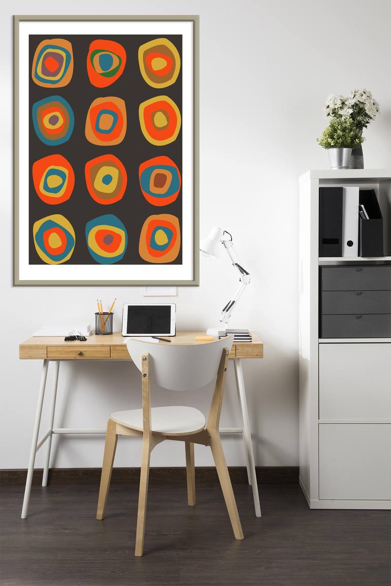 Original Art Deco Abstract Digital by Mandeep Pannu