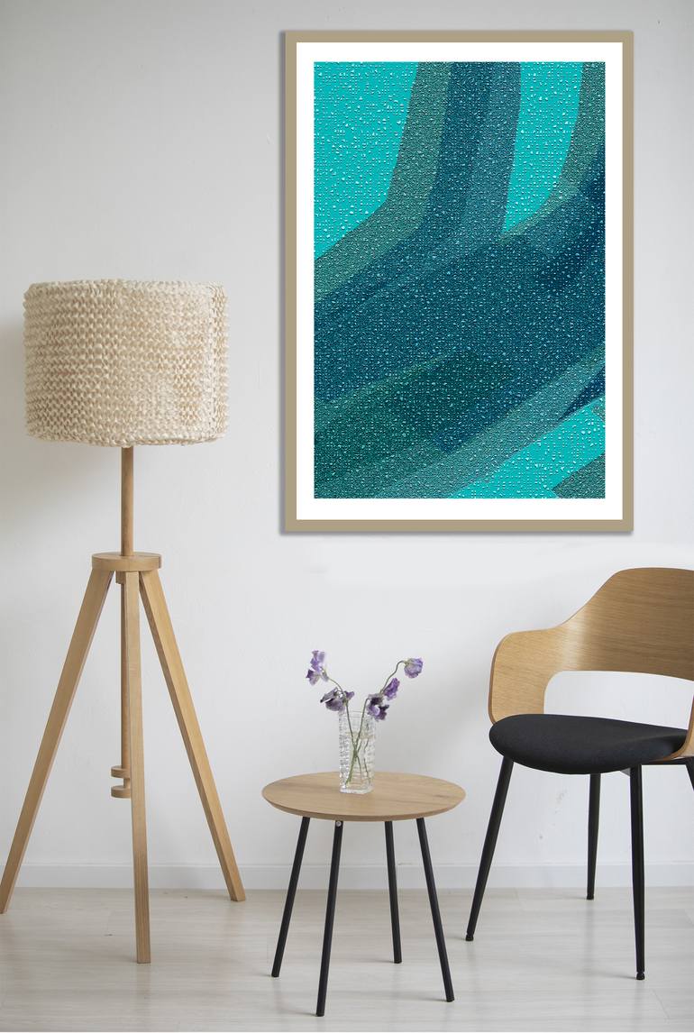 Original Art Deco Abstract Digital by Mandeep Pannu