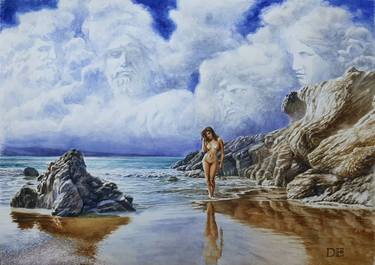 Original Realism Classical mythology Painting by Dmitriy Polusmiak