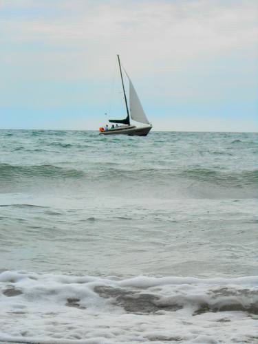 Print of Boat Photography by modern art