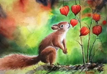 Original Illustration Nature Paintings by Mrinmay Sebastian