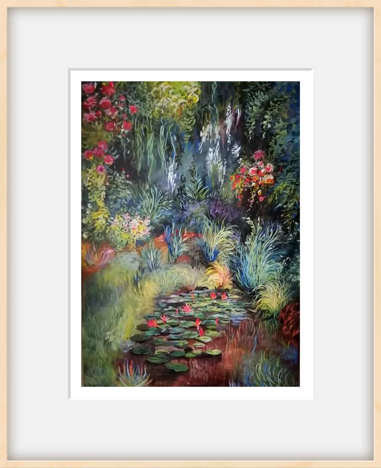 Original Impressionism Landscape Painting by Mrinmay Sebastian