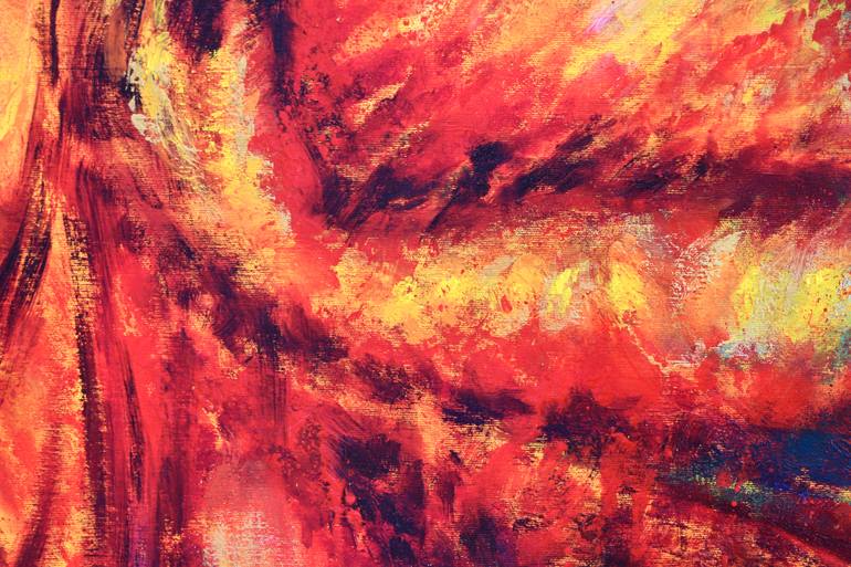 Original Contemporary Religion Painting by Rafailia Filippaki