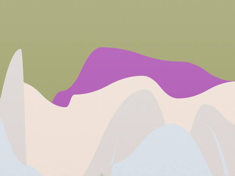 Original Abstract Expressionism Abstract Painting by Daniel Nowak