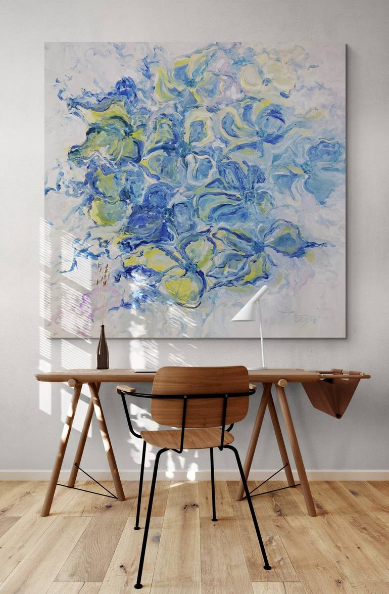 Original Abstract Painting by Fang Cai