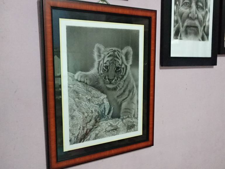 Original Figurative Animal Drawing by Hernawan Palastian