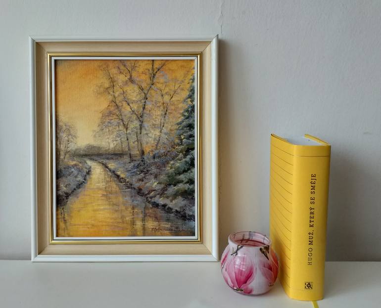 Original Realism Landscape Painting by Nadezhda Gellmundova
