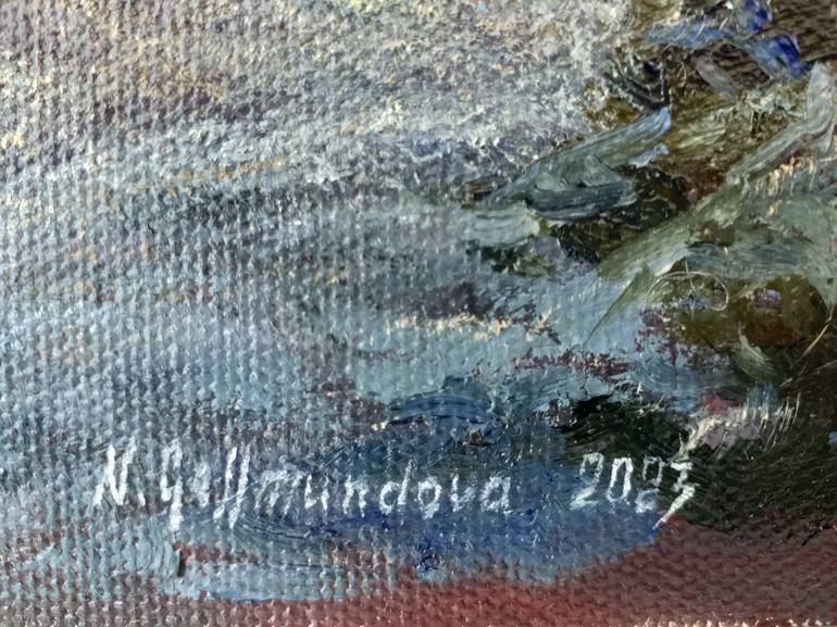 Original Impressionism Landscape Painting by Nadezhda Gellmundova