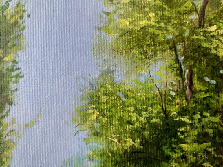 Original Impressionism Cities Painting by Nadezhda Gellmundova