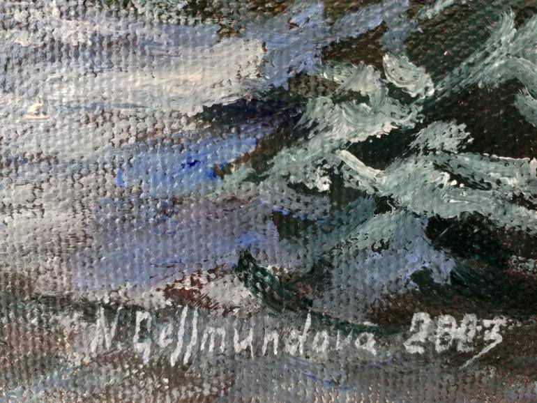 Original Impressionism Landscape Painting by Nadezhda Gellmundova