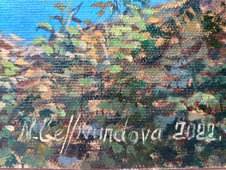 Original Impressionism Landscape Painting by Nadezhda Gellmundova