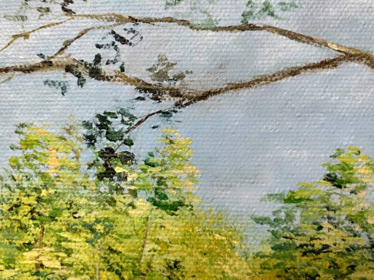 Original Impressionism Landscape Painting by Nadezhda Gellmundova