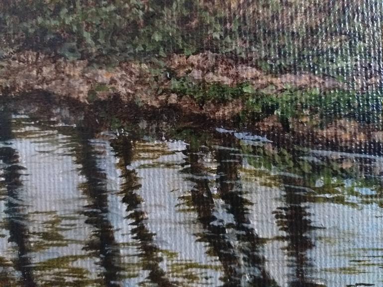 Original Impressionism Landscape Painting by Nadezhda Gellmundova