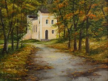 Print of Impressionism Landscape Paintings by Nadezhda Gellmundova