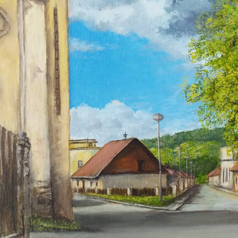 Original Impressionism Cities Painting by Nadezhda Gellmundova