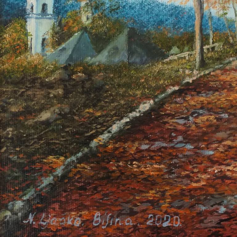 Original Impressionism Landscape Painting by Nadezhda Gellmundova