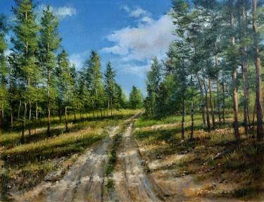 Original Fine Art Landscape Paintings by Nadezhda Gellmundova