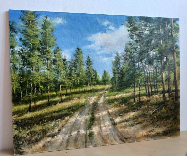 Original Fine Art Landscape Painting by Nadezhda Gellmundova