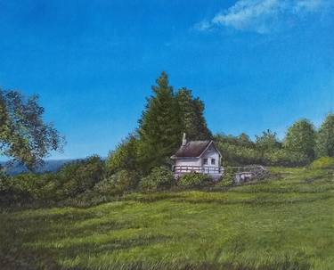 Print of Landscape Paintings by Nadezhda Gellmundova