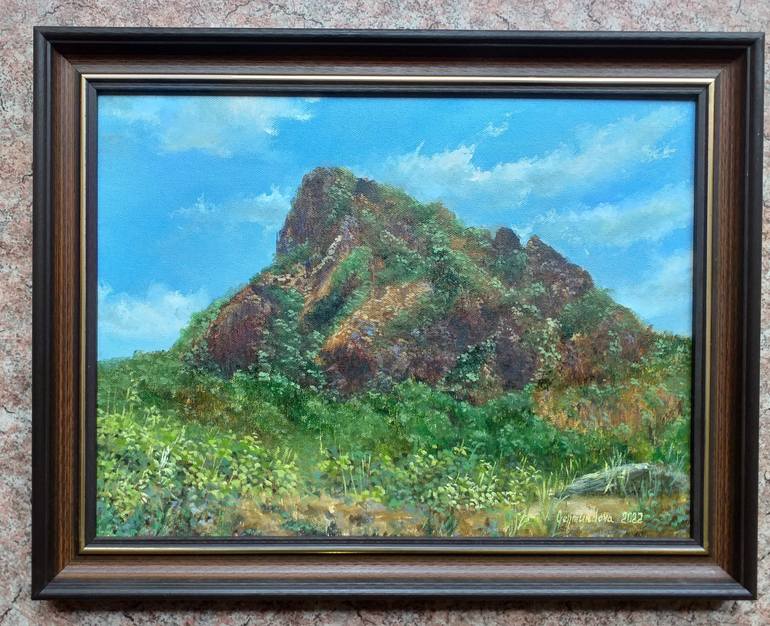 Original Impressionism Landscape Painting by Nadezhda Gellmundova