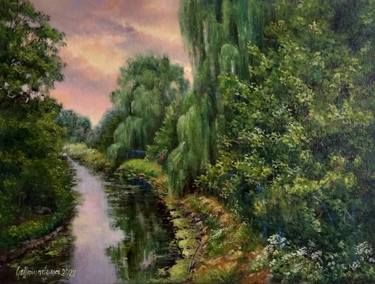 Print of Landscape Paintings by Nadezhda Gellmundova