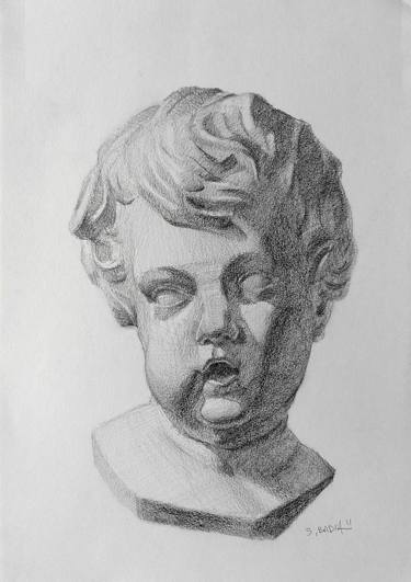 Baby face 1 - Academic drawing thumb