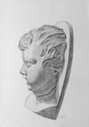 Baby face 2 - Academic drawing thumb