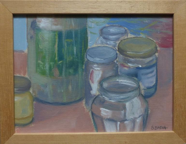Original Figurative Still Life Paintings by Sébastien Badia
