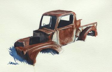 Old rusty car thumb