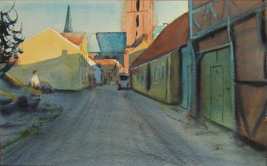 Original Rural life Paintings by Sébastien Badia