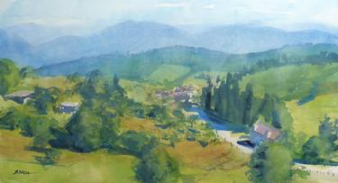 Original Landscape Paintings by Sébastien Badia